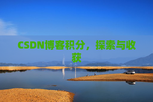 CSDN博客积分，探索与收获